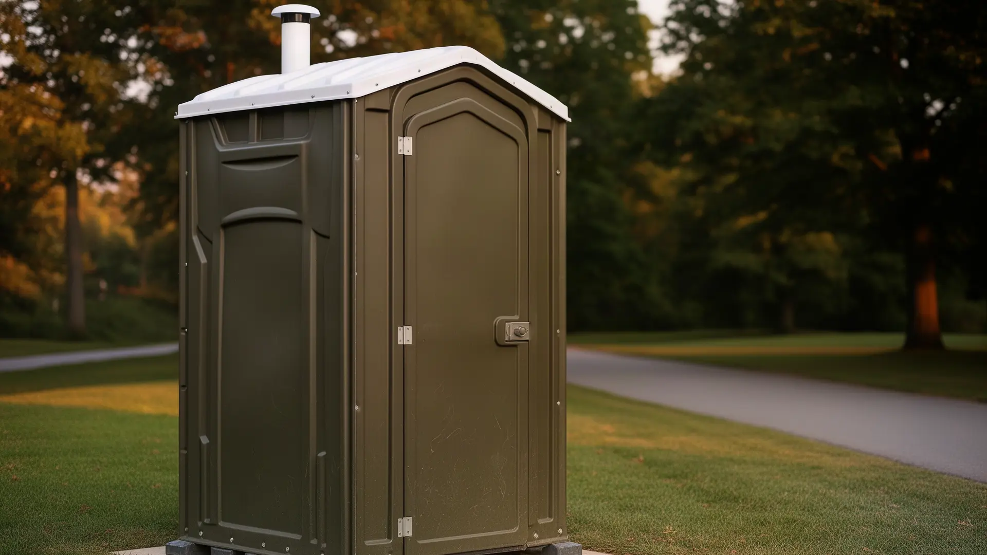 Clean porta potty unit from Ben & Charlie's Porta Potties in Seattle, WA